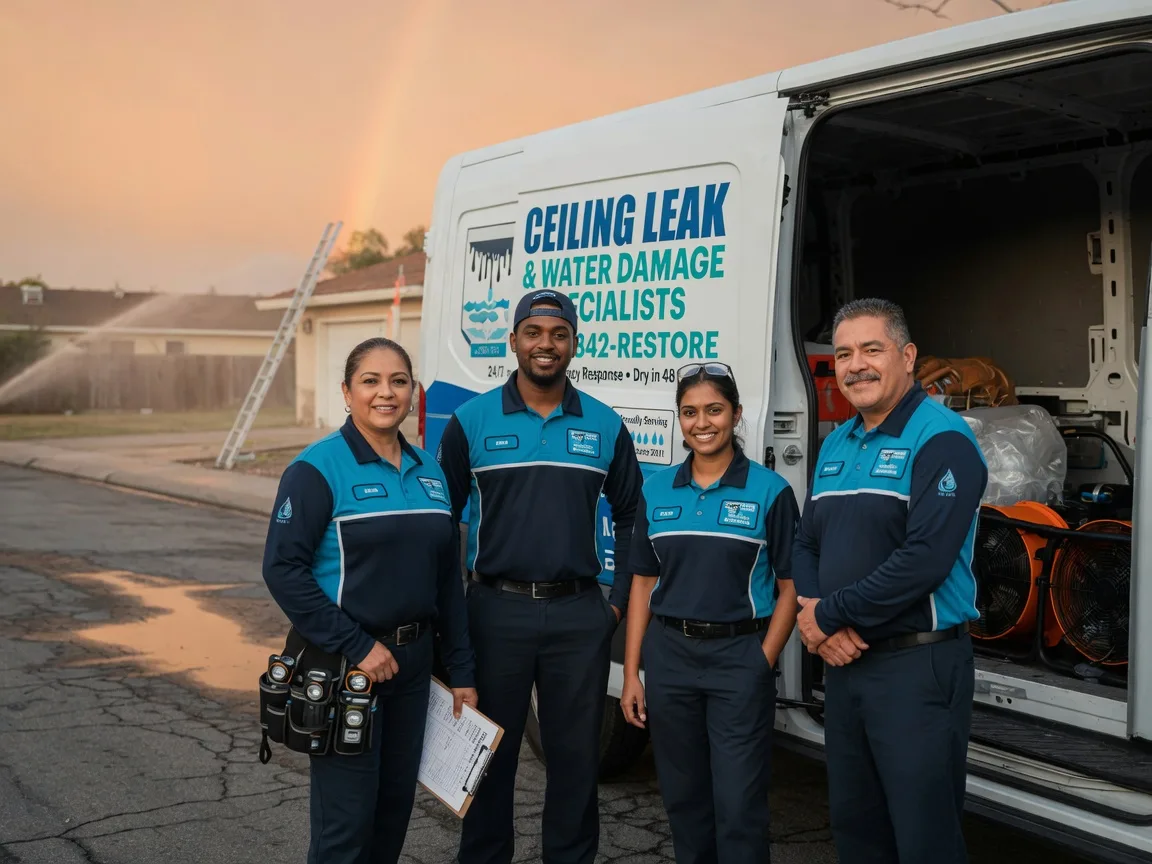Ceiling Leak Cleanup company in Commiskey, IN